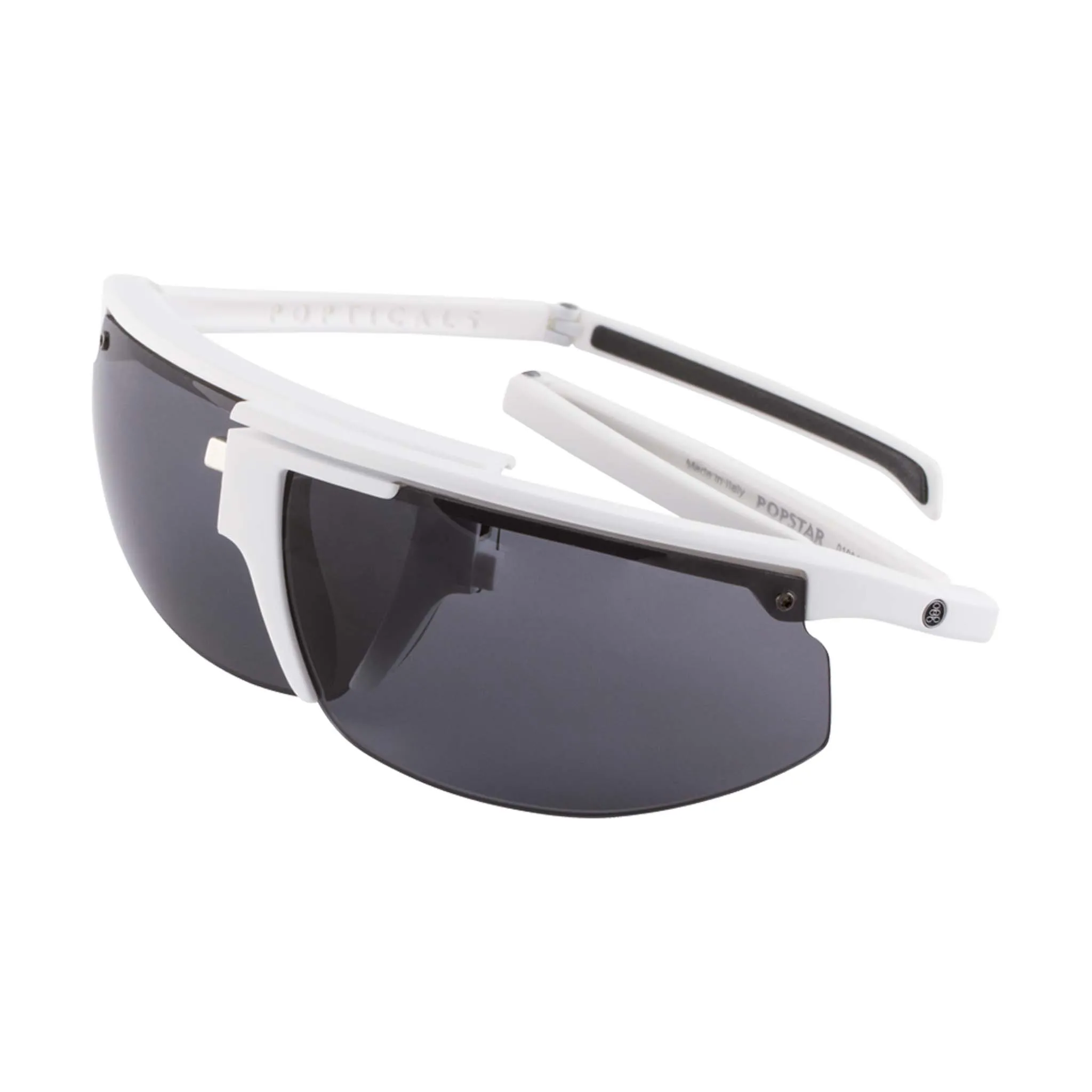 POPSTAR | Polarized, Matte White, Gray Lens