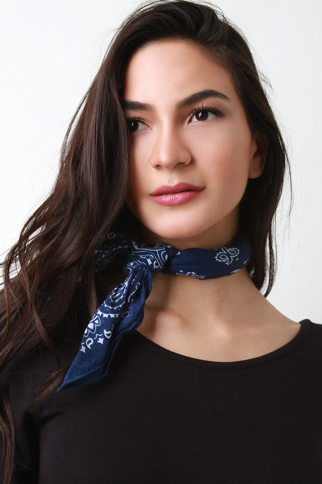 Printed Bandana Scarf Set