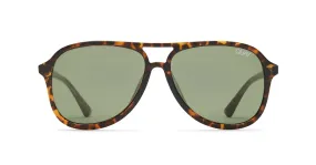 Quay Australia MAGNETIC TORTOISE GREEN POLARISED SUNGLASSES