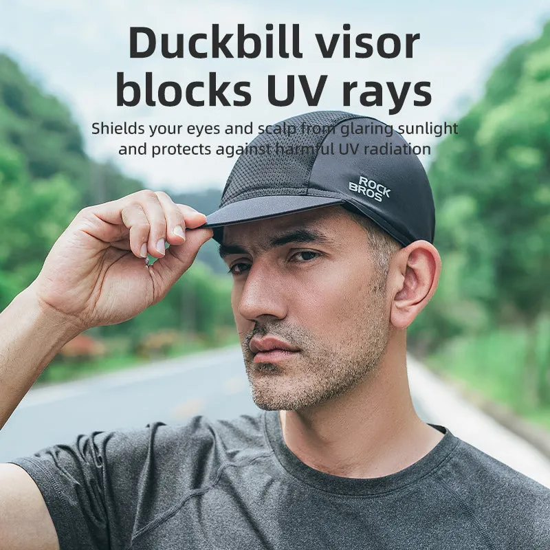 ROCKBROS Summer Sun Protection Hat with Colorful Gradient Design