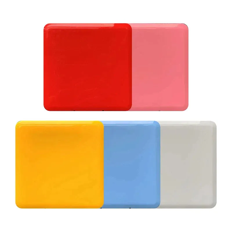 Square Portable Mask Storage Colorful Disposable Mask Storage Box Household Moisture-Proof Dustproof Mask Holder Box Save Bag