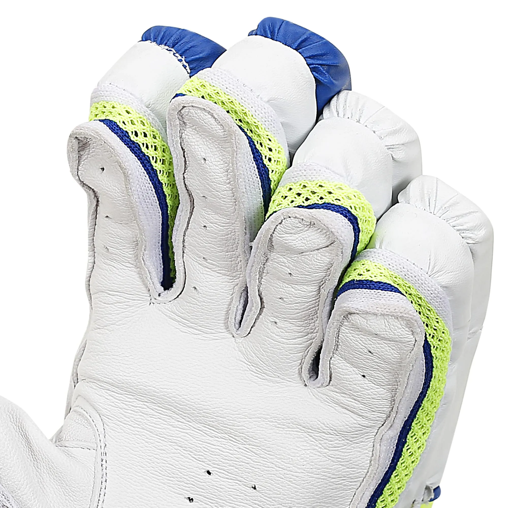 STRAUSS Cricket Batting Gloves | Edition: Champion | Size: Mens | for Left-Hand Batsman | Premium Protection | Egronomic Design | Leather Ball Cricket Batting Gloves