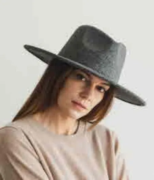 Vegan Felt Wide Brim Dandy Panama Hat For Women