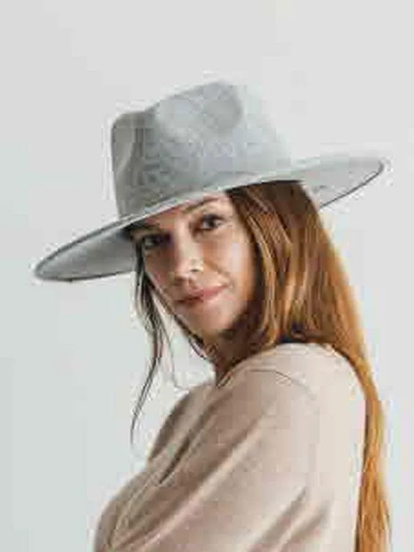 Vegan Felt Wide Brim Dandy Panama Hat For Women