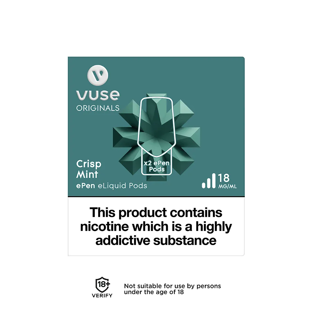 Vuse ePen 3 Flavour Caps - Crisp Mint