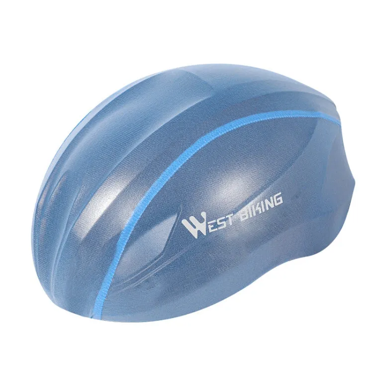 WEST BIKING YP0708080 Mountain Road Bike Cycling Helmet Windproof Dustproof Reflective Rainproof Cover, Size: Free Size(Blue)